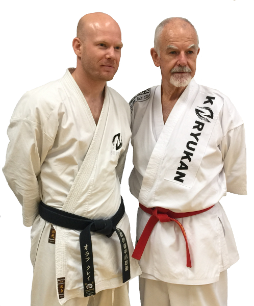 Sensei Patrick McCarthy und Olaf Krey; Haßloch 2010